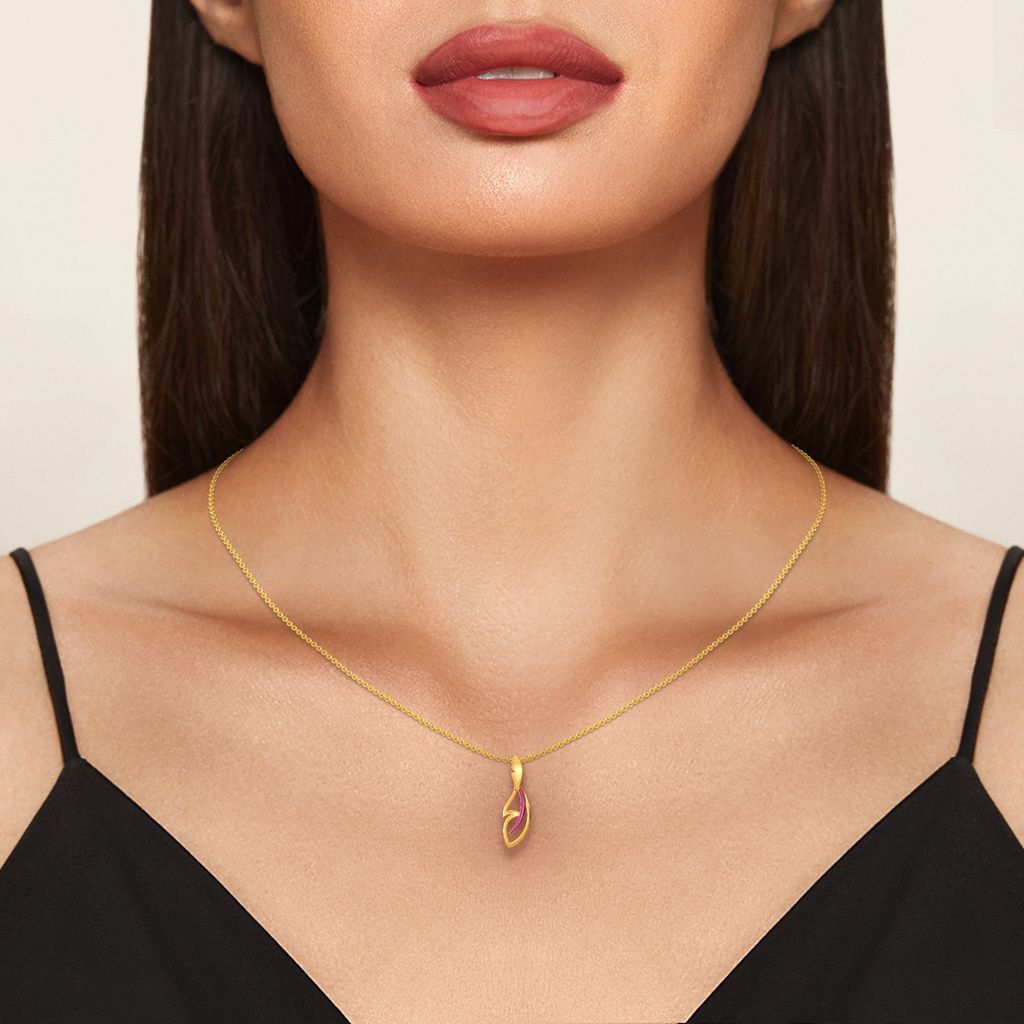 Colour Crest Gold Pendants