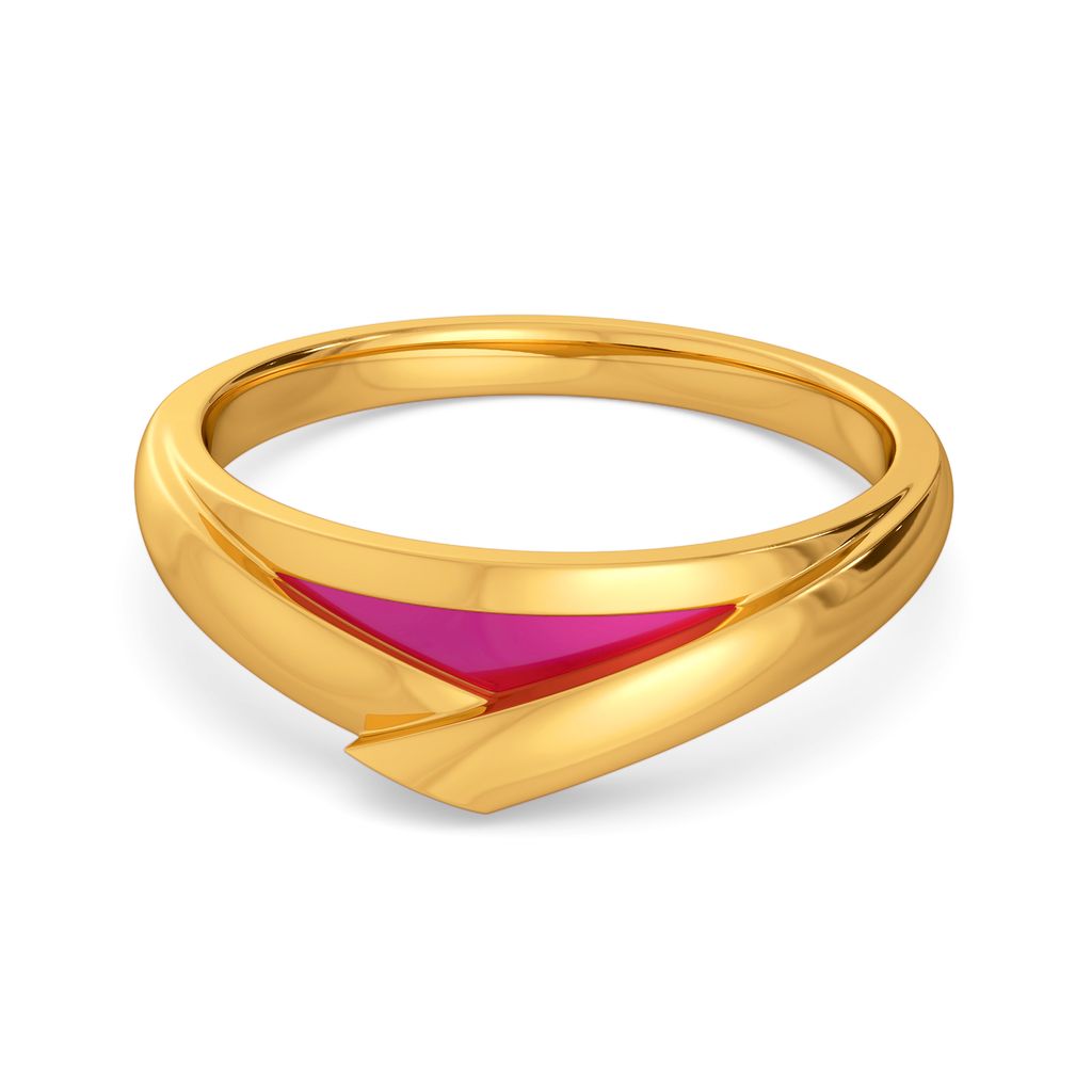 Jovial Fuchsia Gold Rings alternate view 3