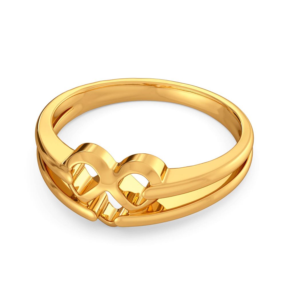 Knot A Fringe Gold Rings alternate view 3