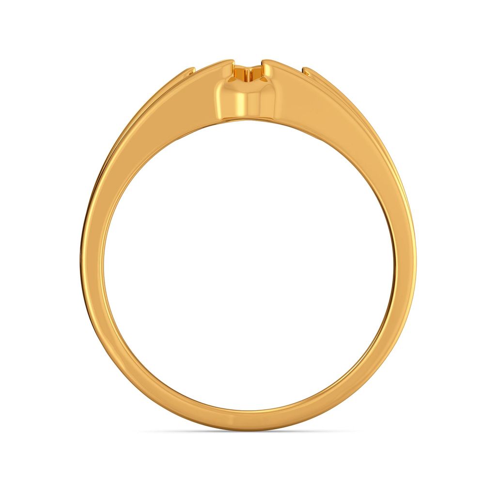 Knot A Fringe Gold Rings image