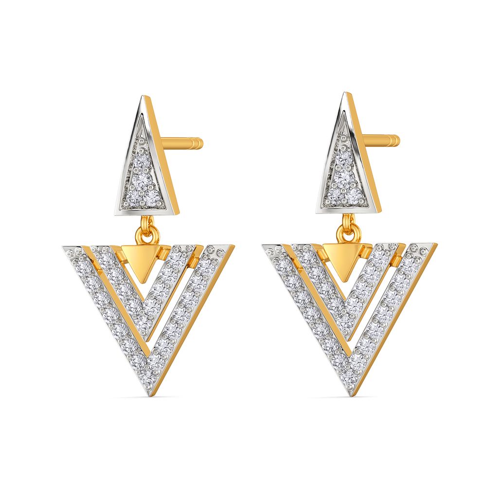 Dash Of Flash Diamond Earrings
