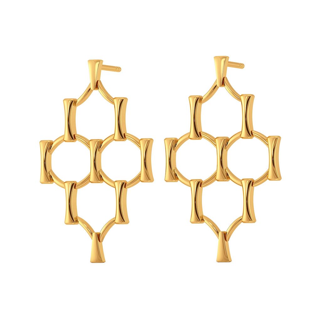 Mesh Refresh Gold Earrings