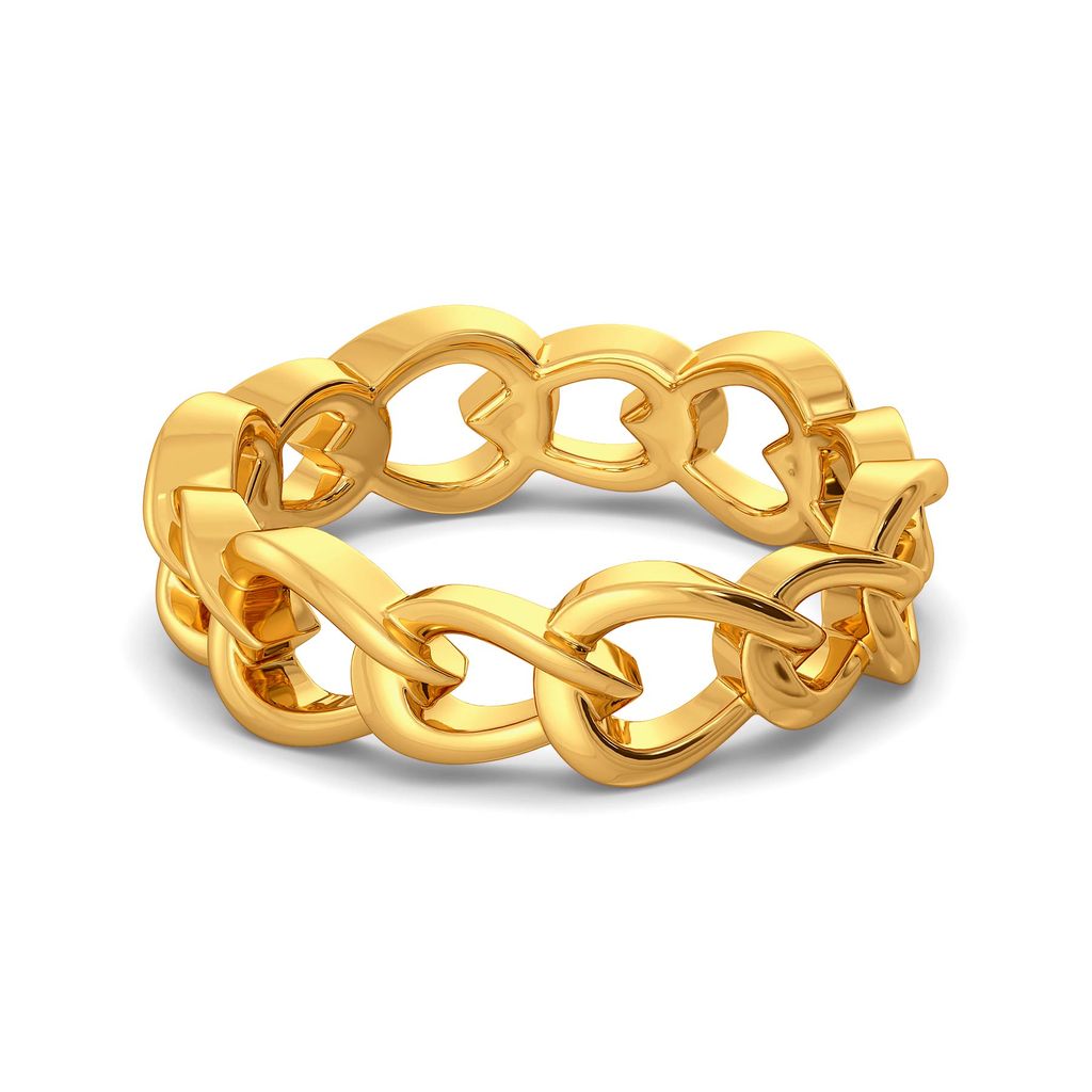 Match the Mesh Gold Rings alternate view 3