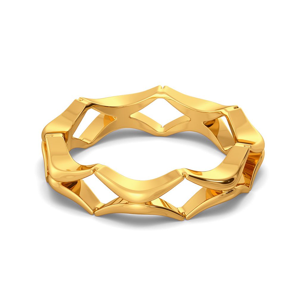 Bohemian Nets Gold Rings alternate view 3