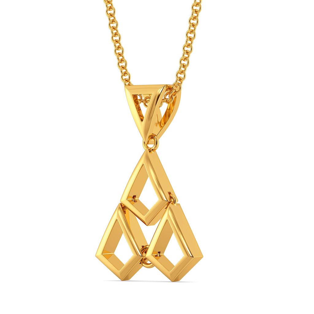 The Mesh Mix Gold Pendants