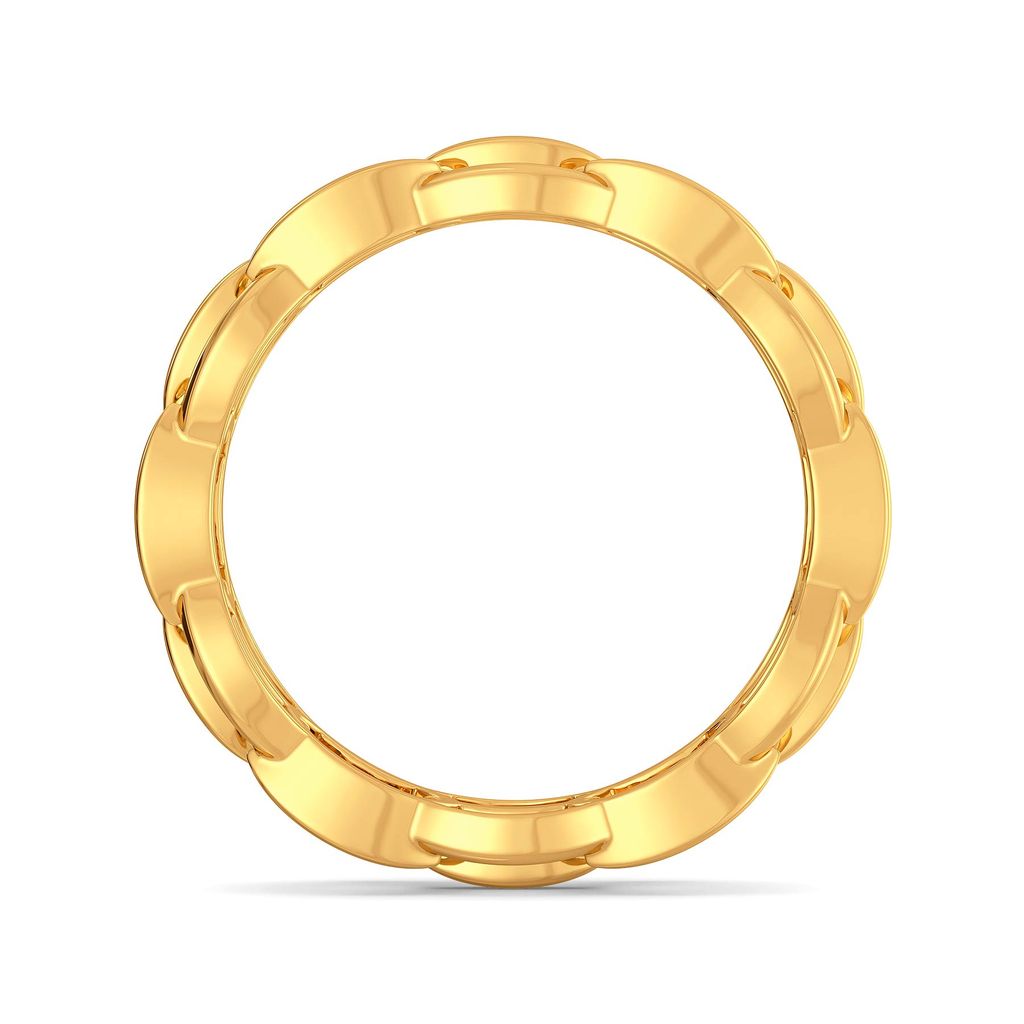 Meshy Affair Gold Rings image
