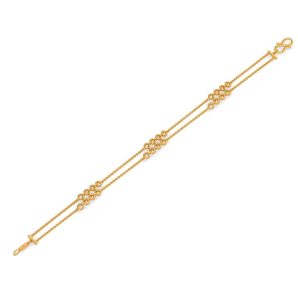 Woven in Net Gold Bracelets