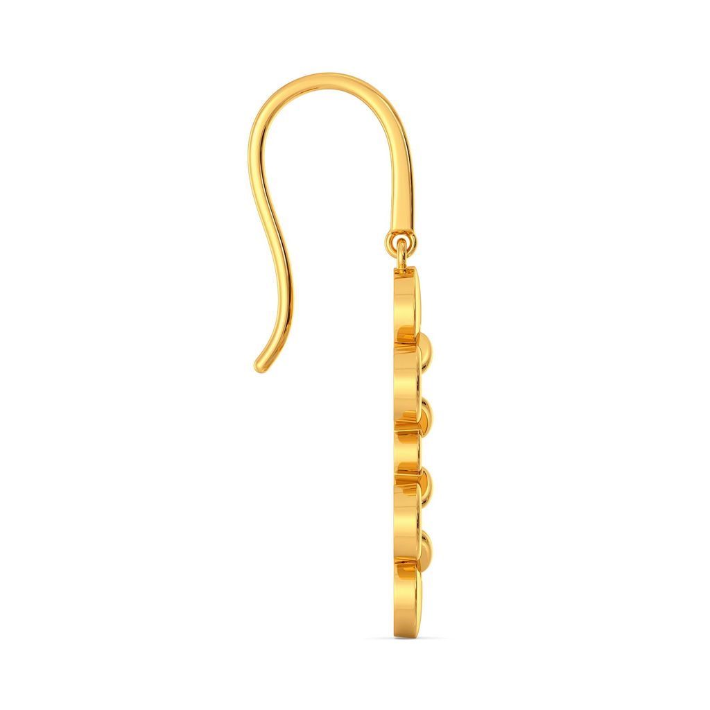 Port And Net Gold Earrings