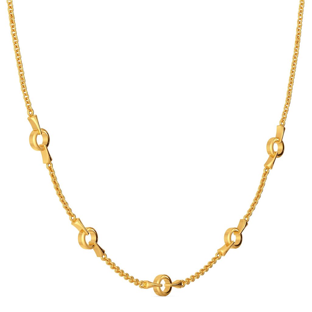 My Kinda Meshy Gold Necklaces