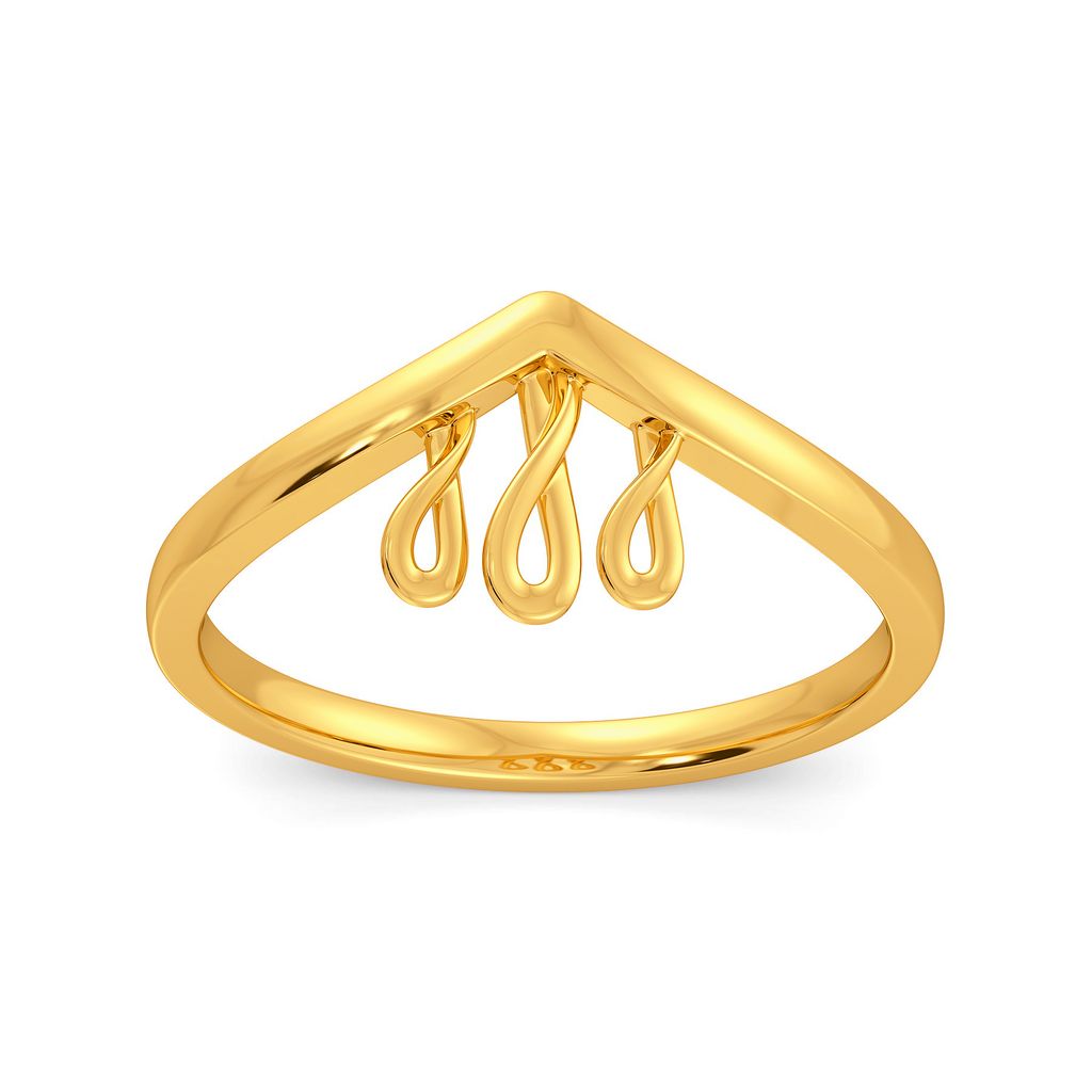 Sway With Fray Gold Rings alternate view 2