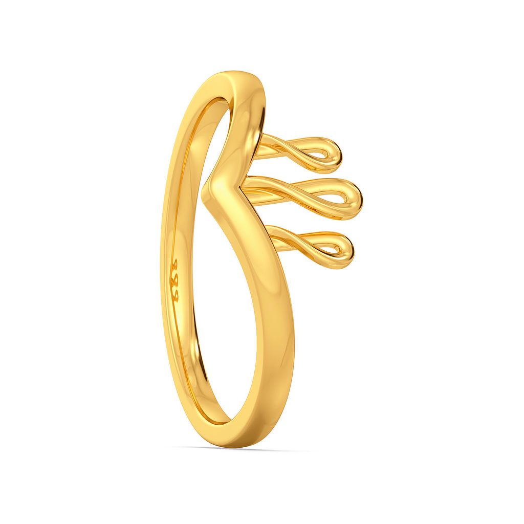 Sway With Fray Gold Rings image