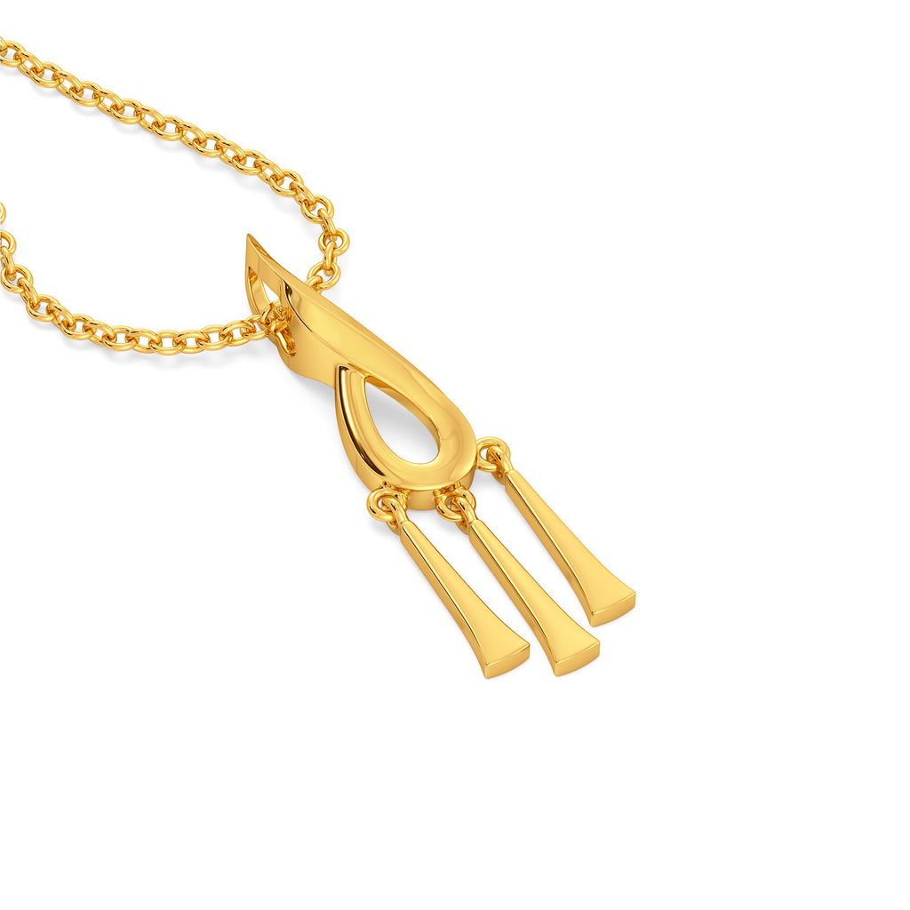 Sway With Fray Gold Pendants