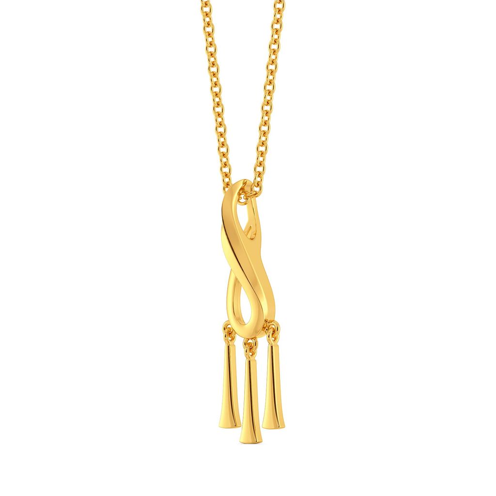 Sway With Fray Gold Pendants