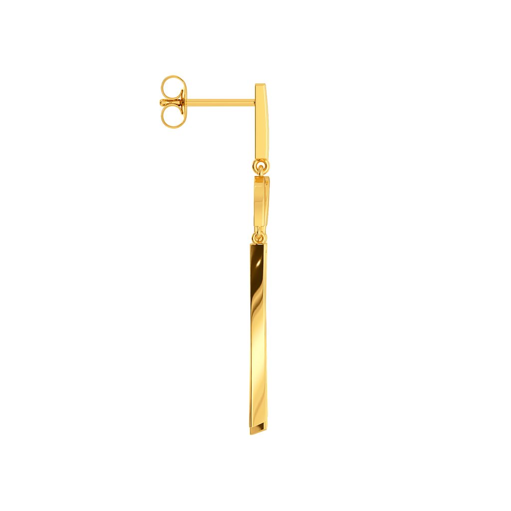 Fringe Breeze Gold Earrings
