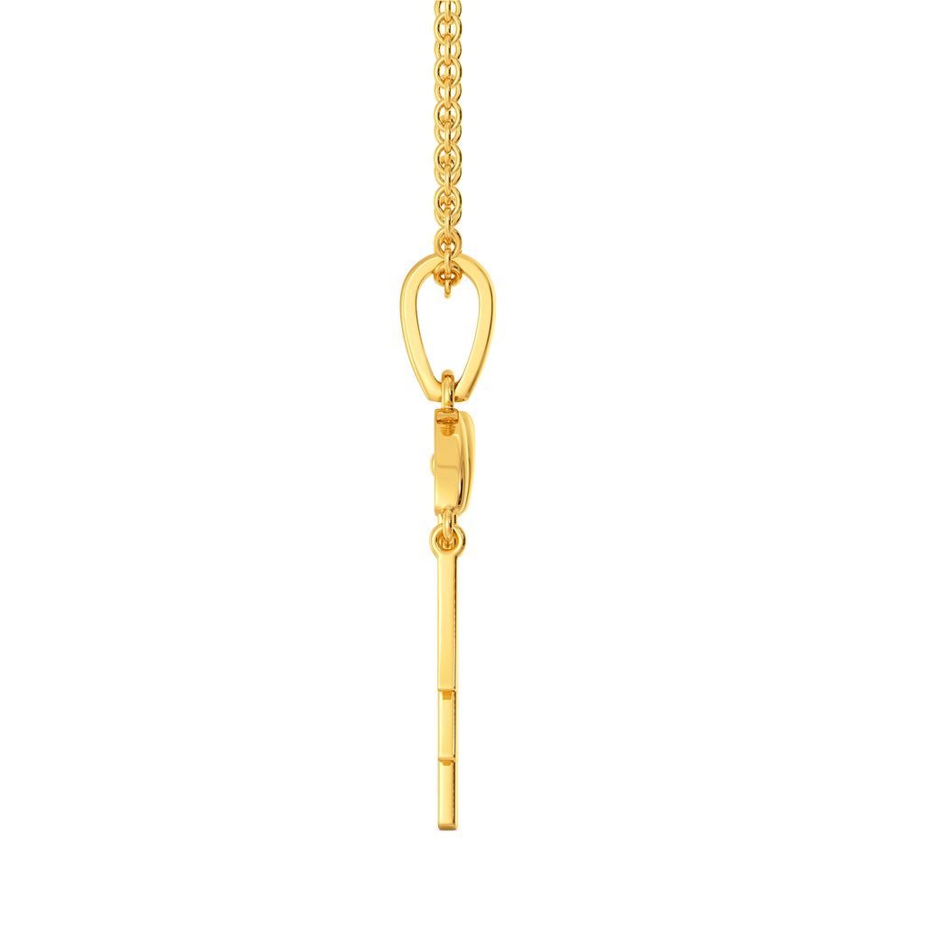 Fringe Breeze Gold Pendants