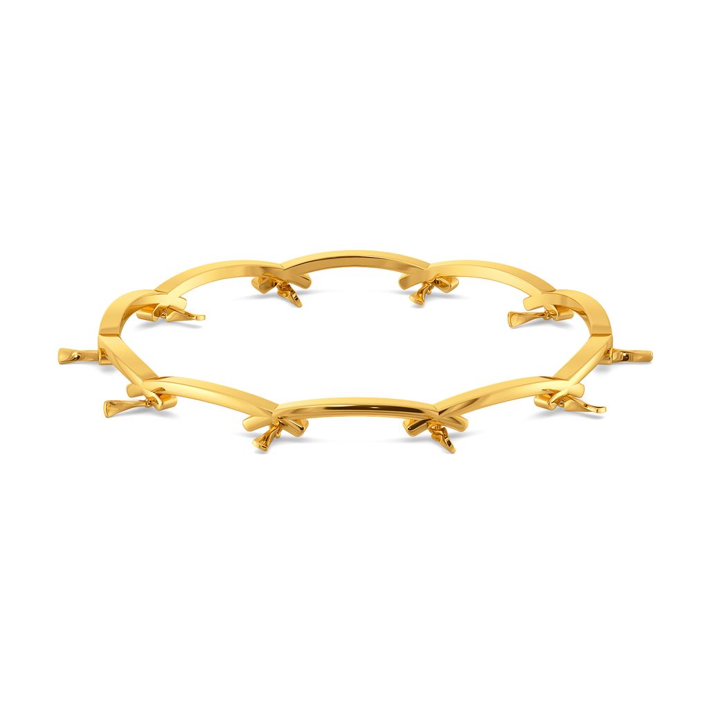 Fringe Breeze Gold Bangles