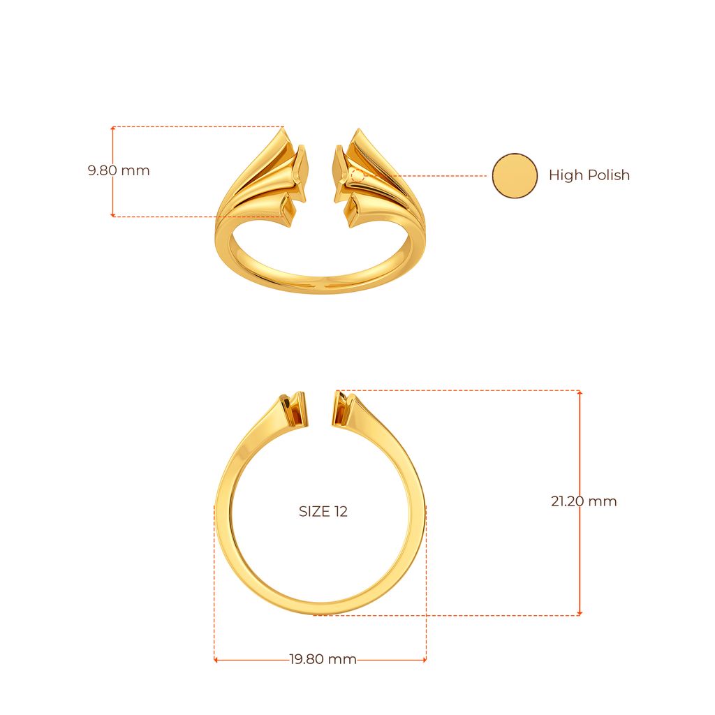 Fall For Fringe Gold Rings image
