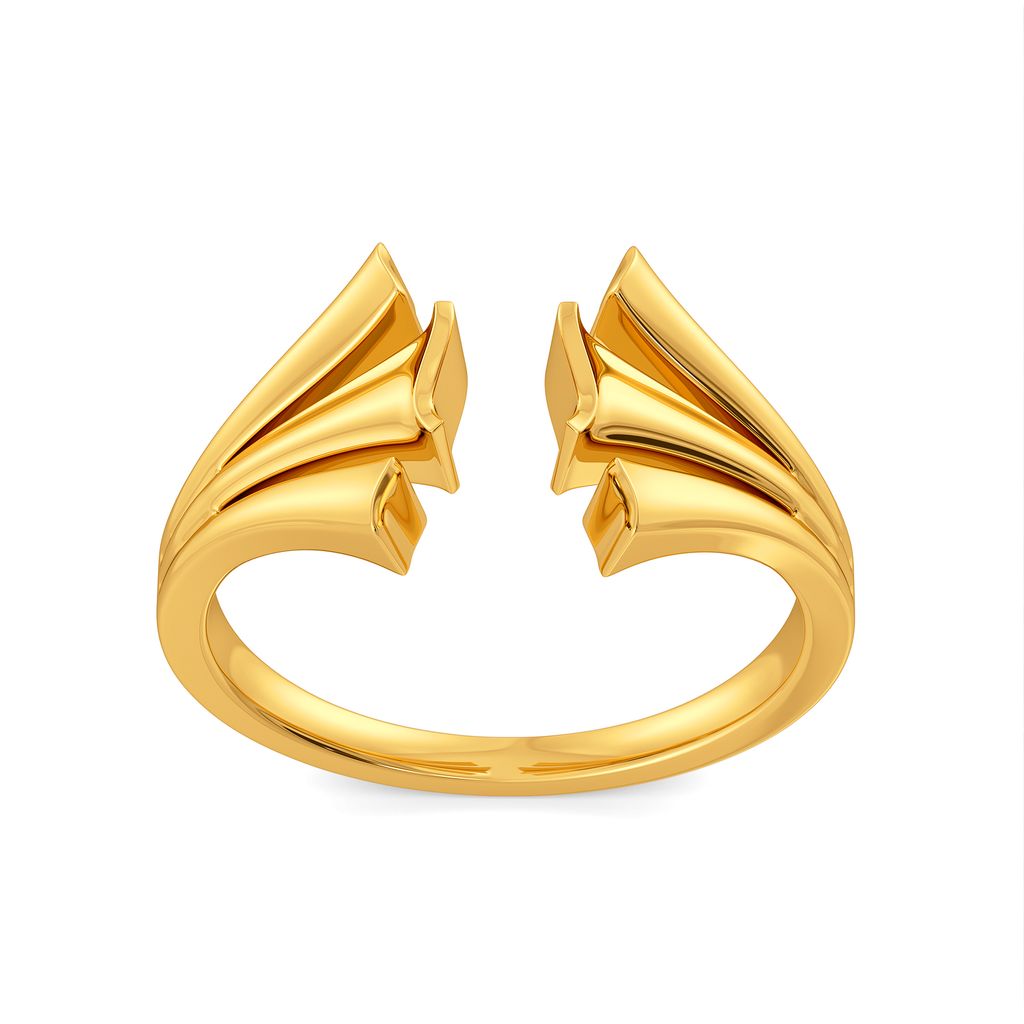 Fall For Fringe Gold Rings alternate view 2
