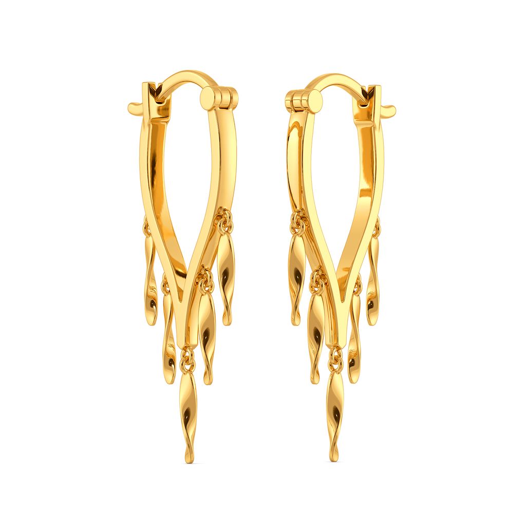 Swish Soiree Gold Earrings