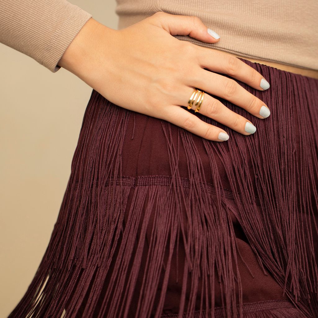 A Fringe Escape Gold Rings alternate view 1