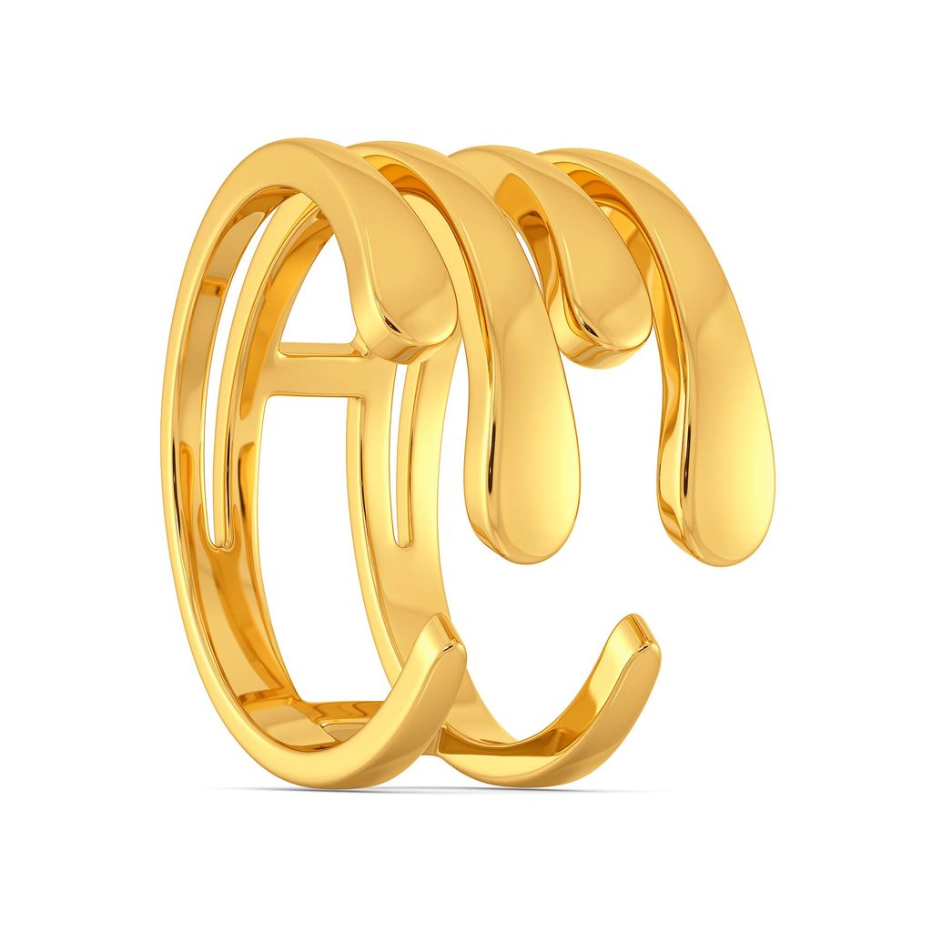 A Fringe Escape Gold Rings image