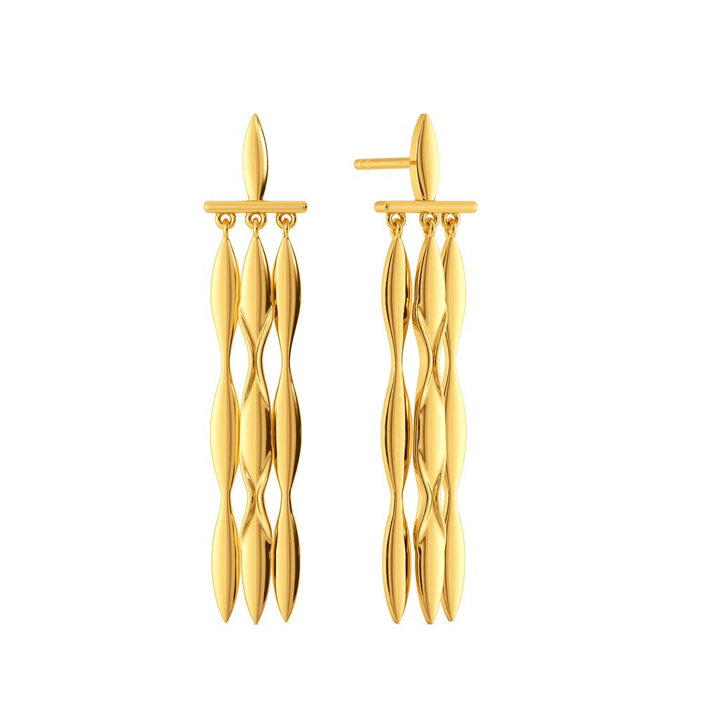 Fringe on Fleek Gold Earrings