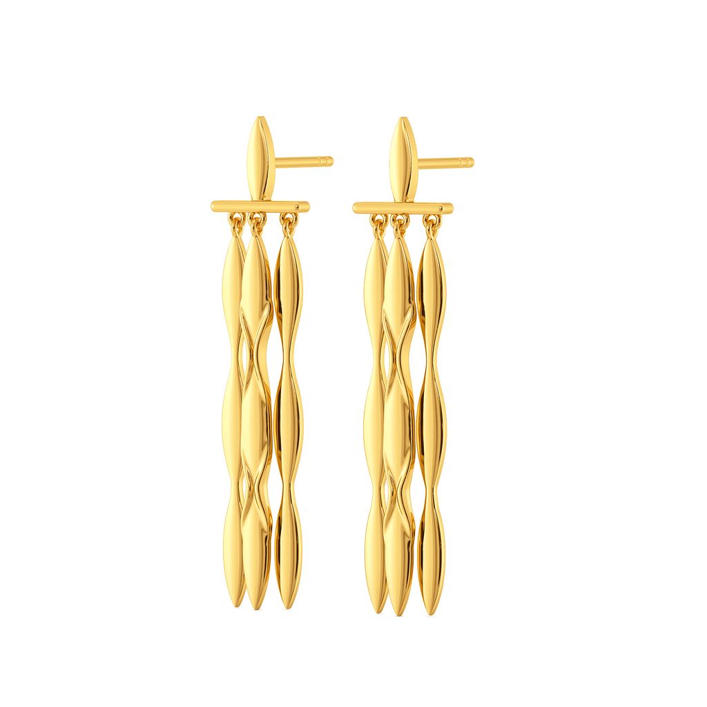Fringe on Fleek Gold Earrings