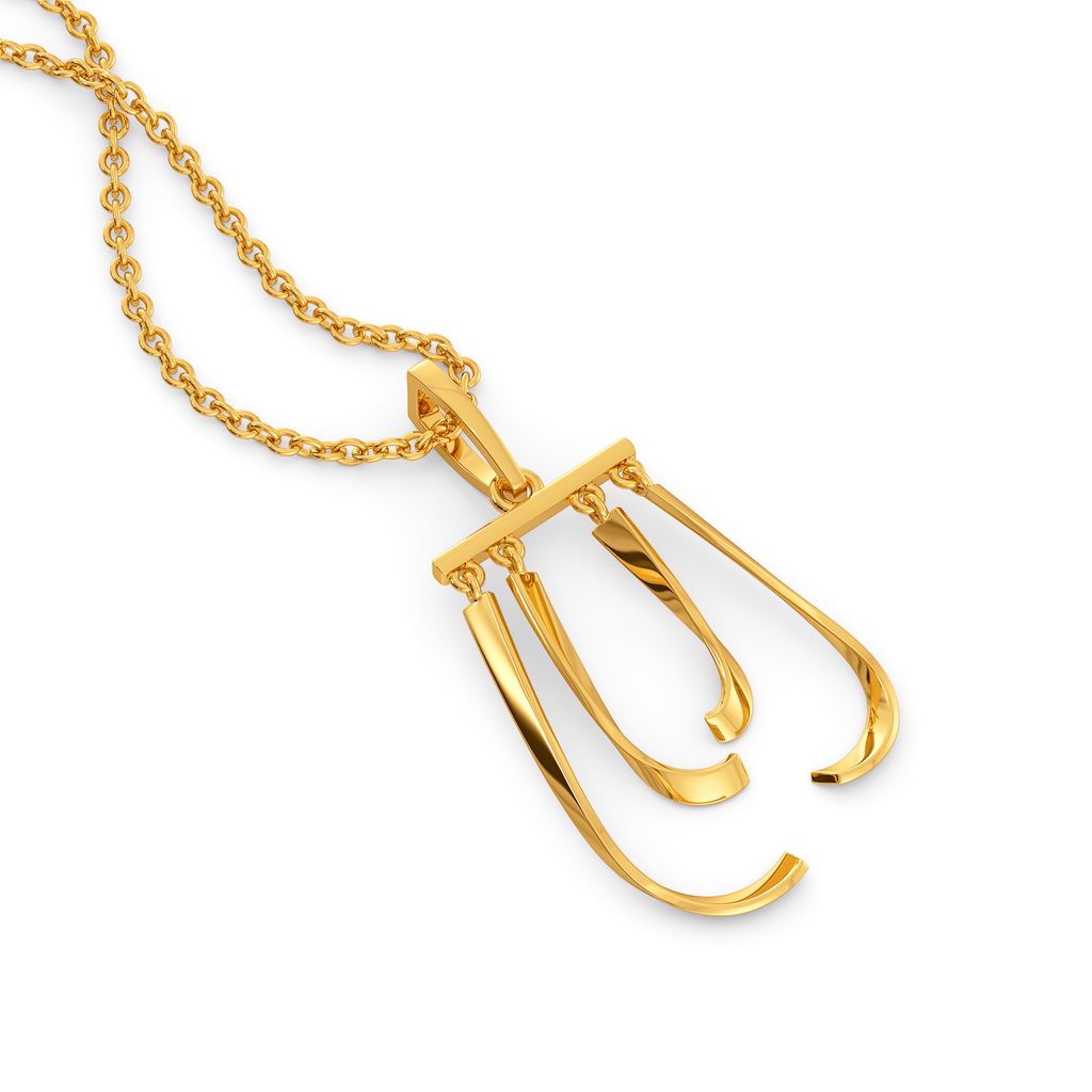 Twist O Trims Gold Pendants