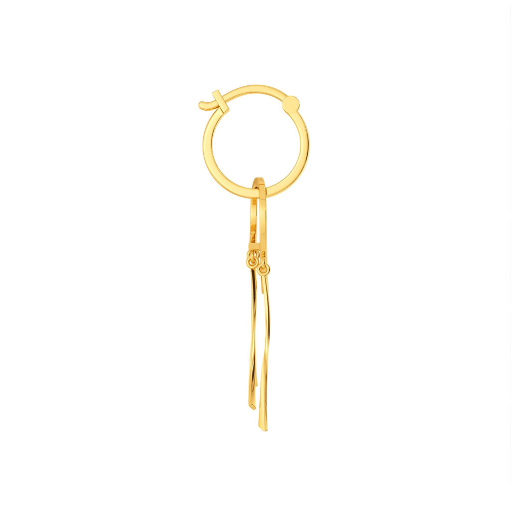 Fray Frolics Gold Earrings