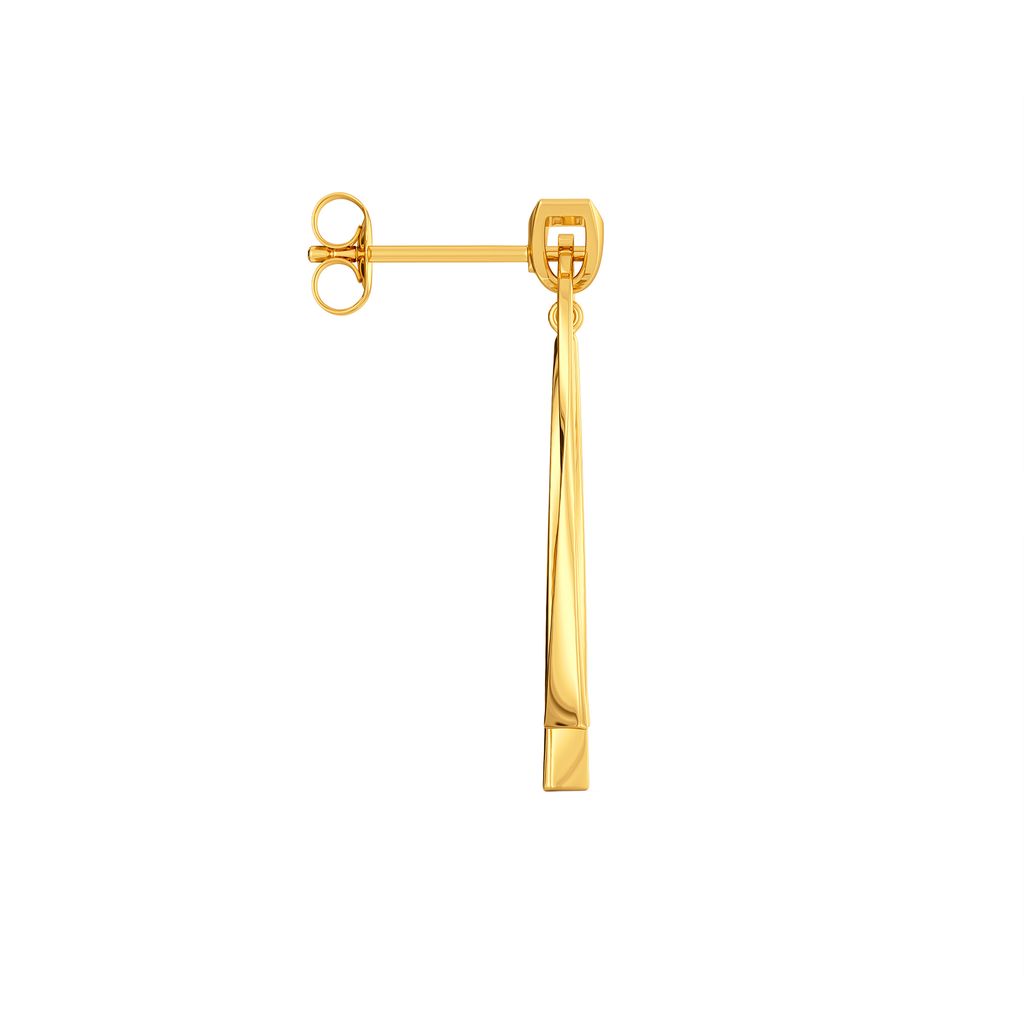 Cinch The Fringe Gold Earrings