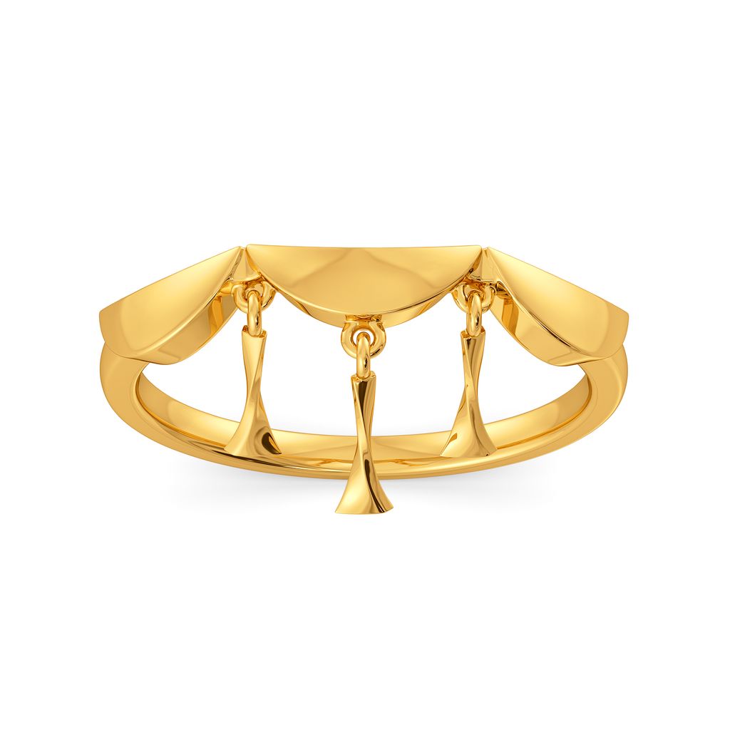 Cinch The Fringe Gold Rings alternate view 2