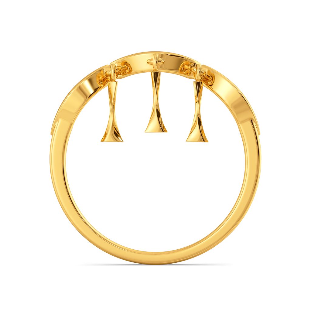 Cinch The Fringe Gold Rings image
