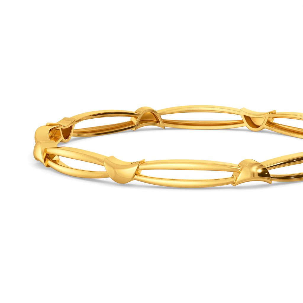 Cinch The Fringe Gold Bangles