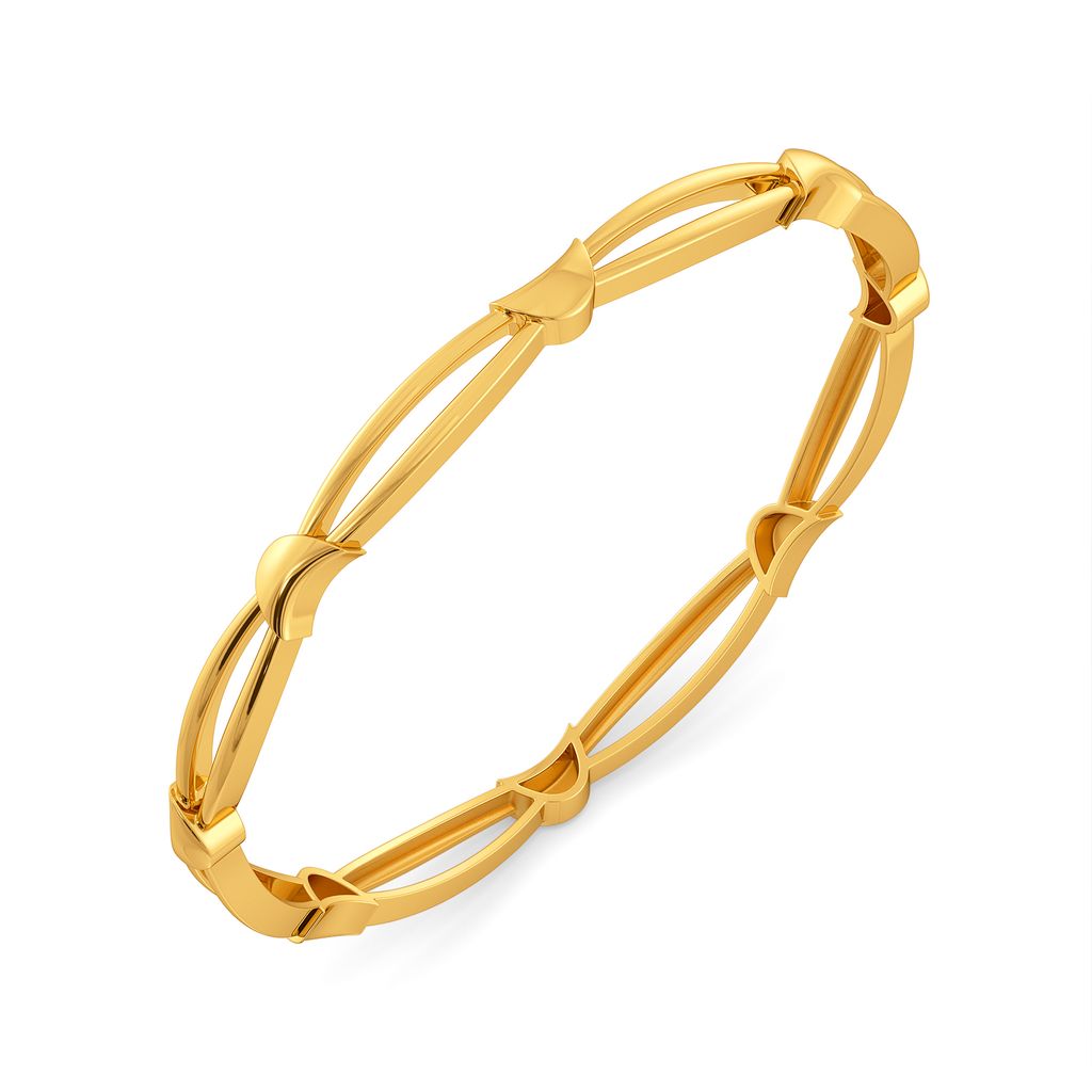 Cinch The Fringe Gold Bangles