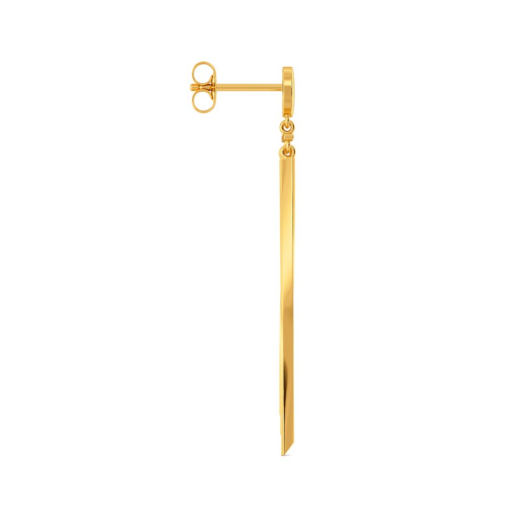 Fringe Fever Gold Earrings