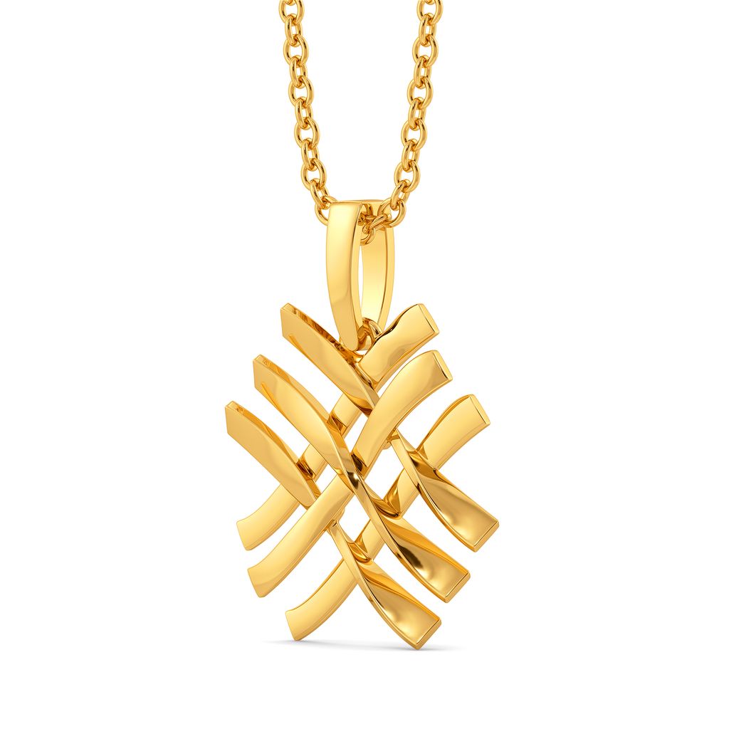 Fringe Fever Gold Pendants