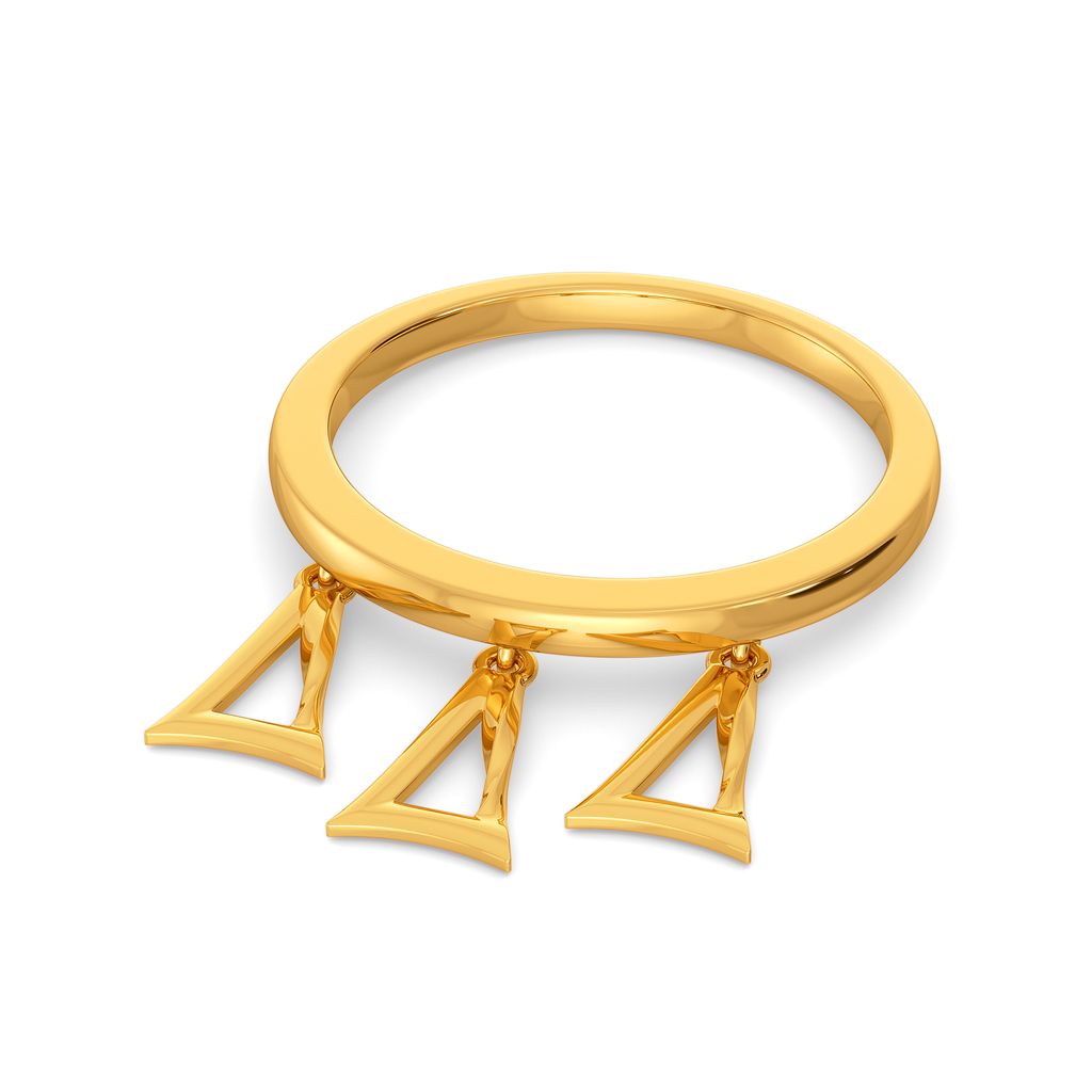 Feel The Fringe Gold Rings alternate view 3