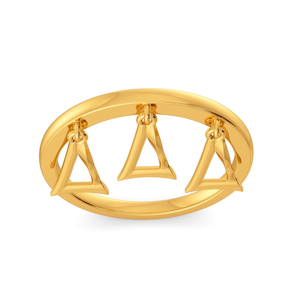 Feel The Fringe Gold Rings alternate view 2