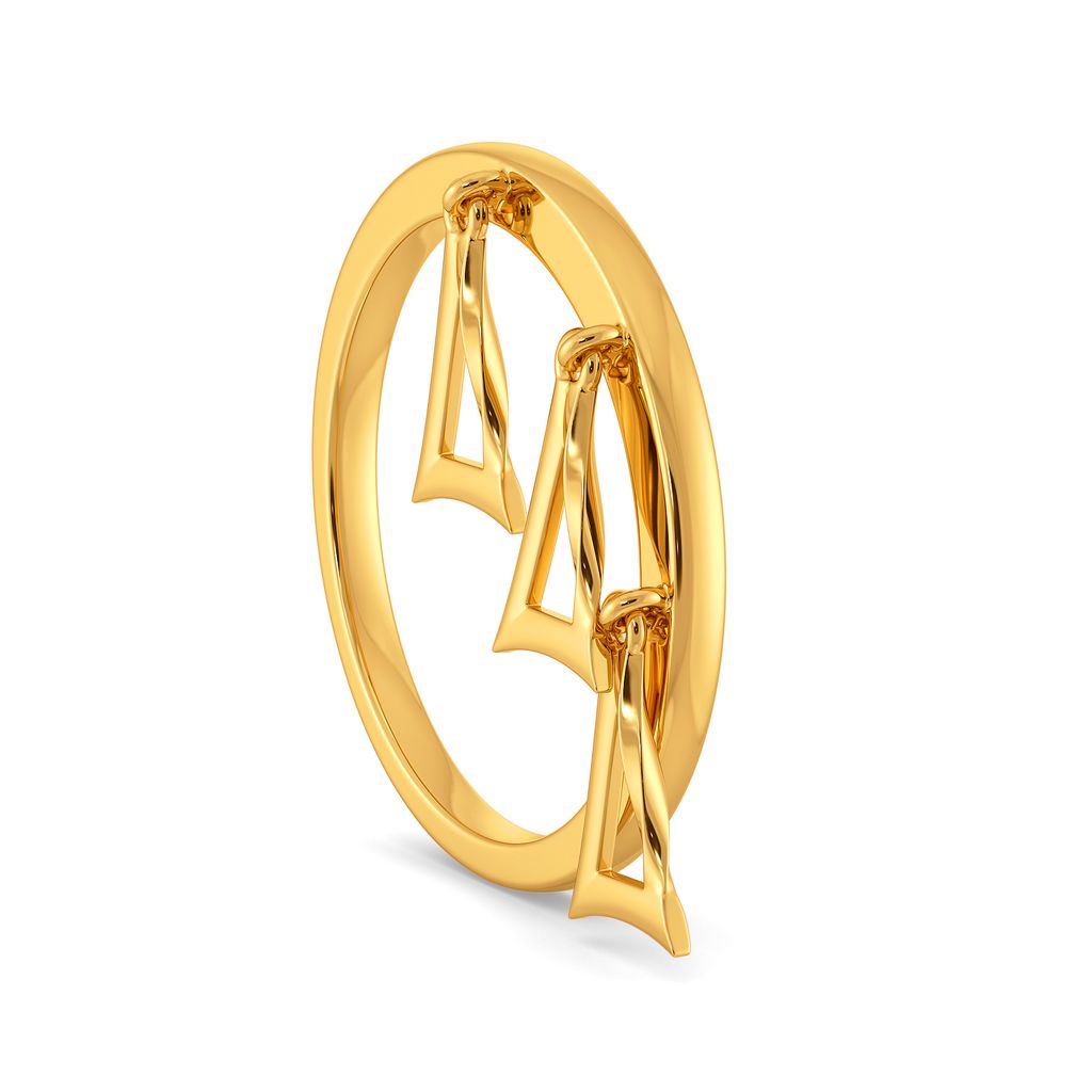 Feel The Fringe Gold Rings image