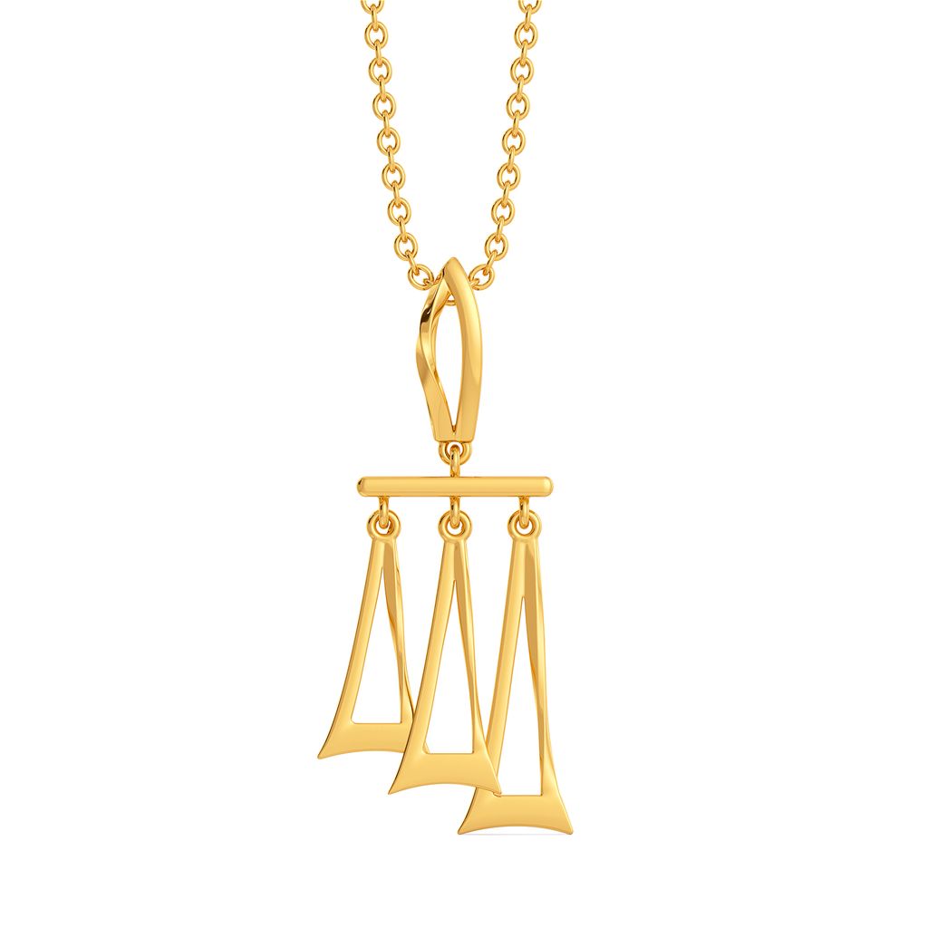 Feel The Fringe Gold Pendants