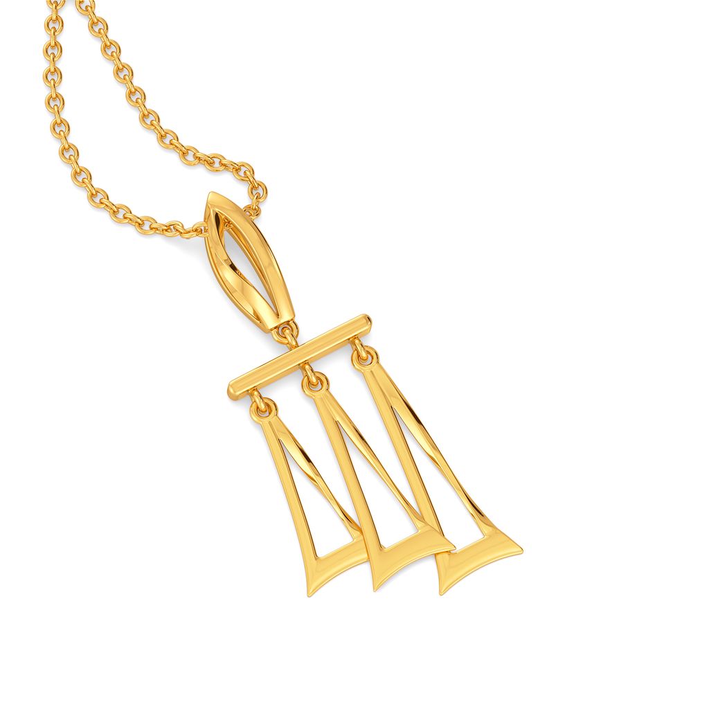 Feel The Fringe Gold Pendants