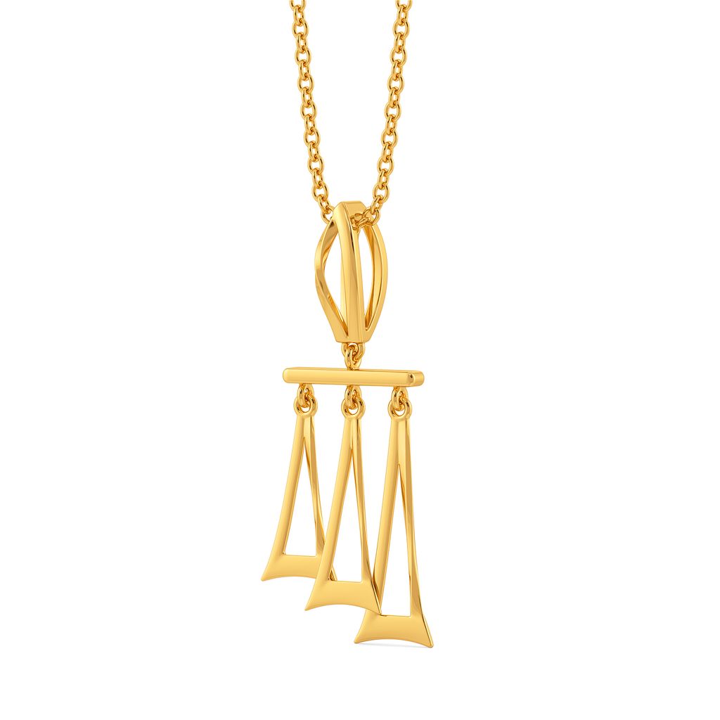 Feel The Fringe Gold Pendants