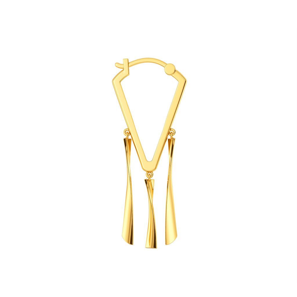 Synced to Fringe Gold Earrings