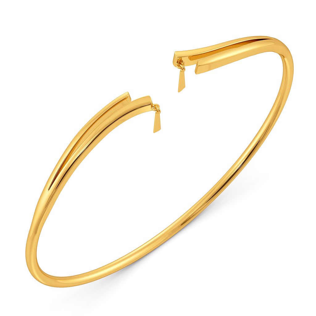 Fixated On Fringe Gold Bangles