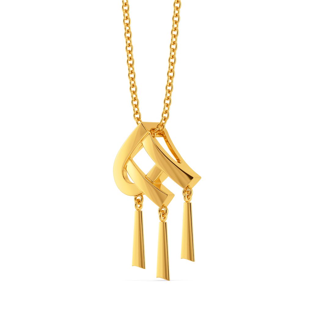 Fixated On Fringe Gold Pendants
