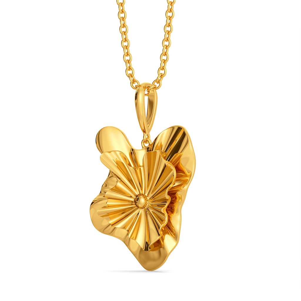 Frill Seeker Gold Pendants