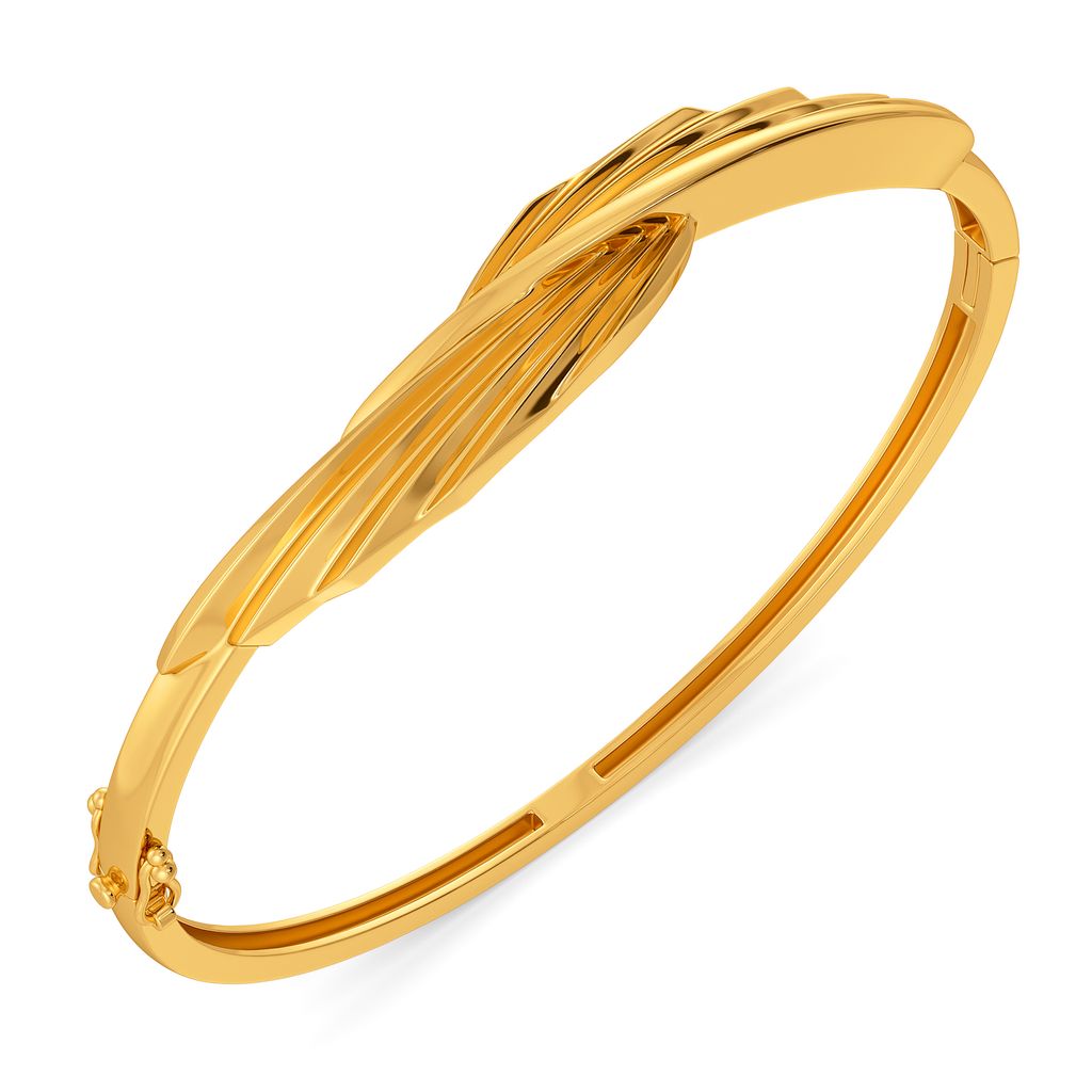 Frill Fantasy Gold Bangles