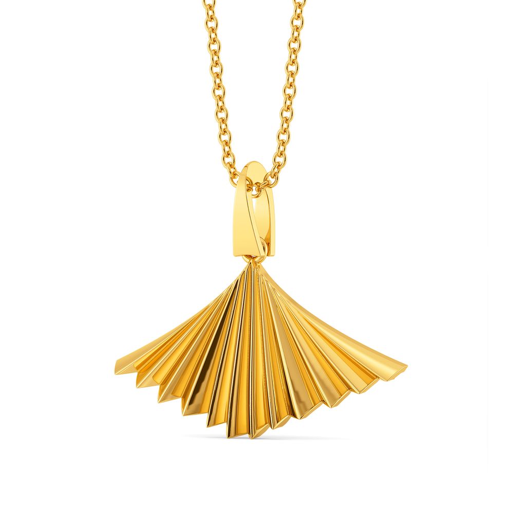 Crinkle City Gold Pendants