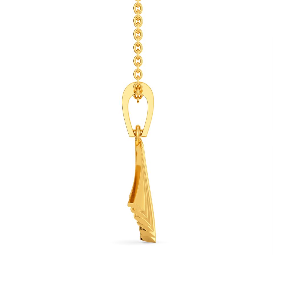 Crinkle City Gold Pendants