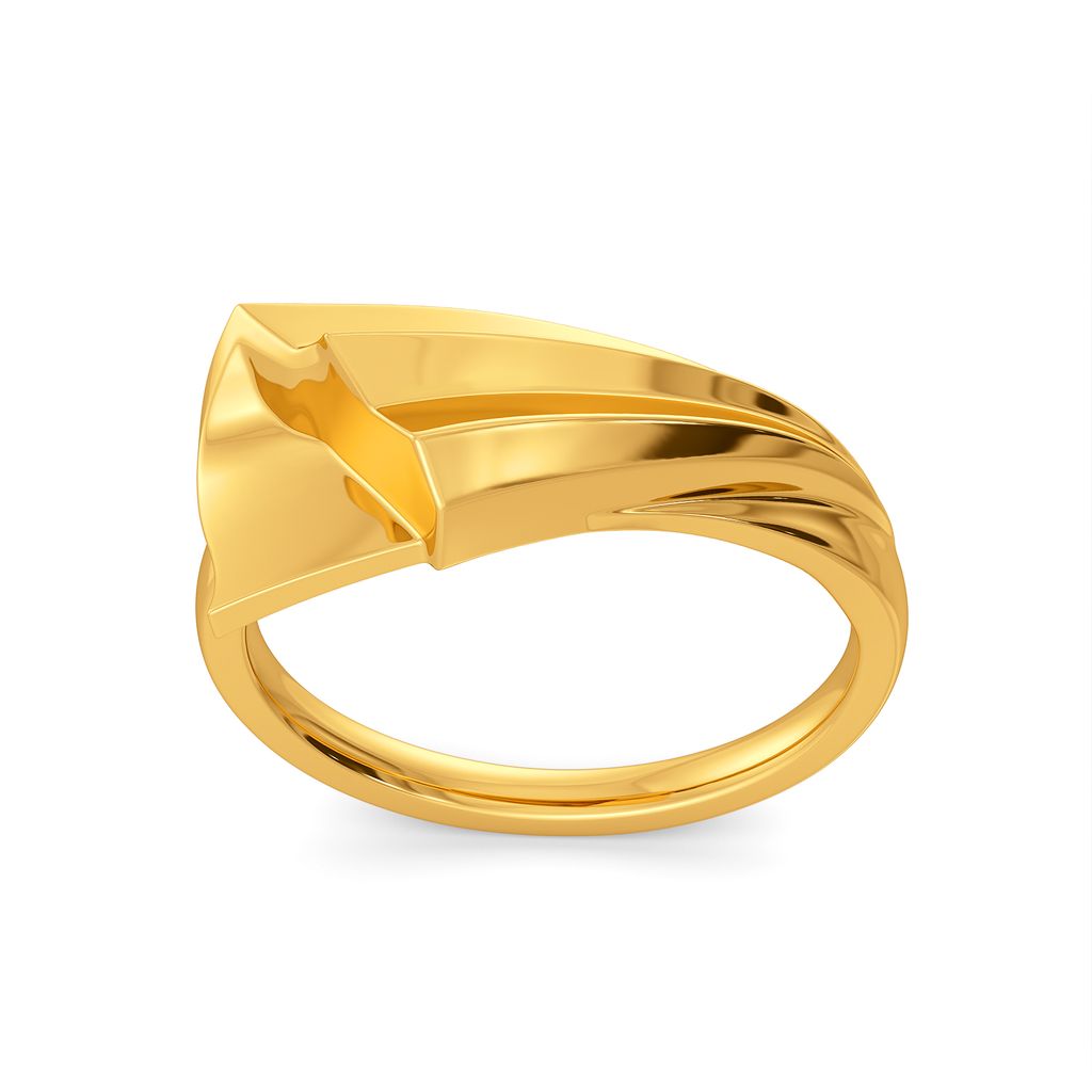 Too Fond to Frill Gold Rings alternate view 2